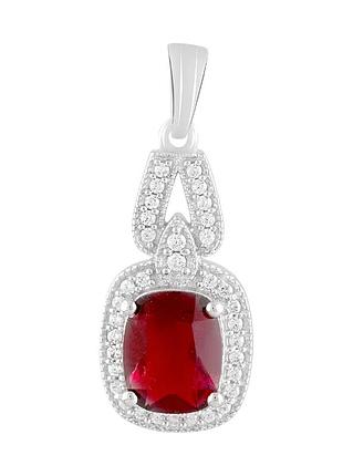 Серебряная подвеска proba с гранатом nano (2123309)