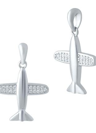 Срібна підвіска proba з фіанітами (2044833)