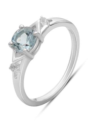 Серебряные серьги proba с натуральным топазом 2.117ct (2179467)