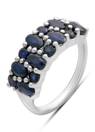Серебряное кольцо proba с натуральным сапфиром 3.267ct, вес изделия 4,49 гр (2177715) 18.5 размер