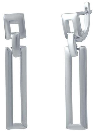 Серебряные серьги proba без камней (2029854)