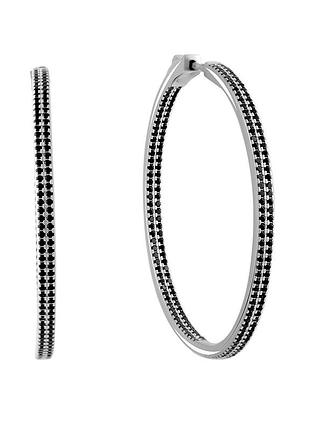 Срібні сережки proba з фіанітами (2045731)