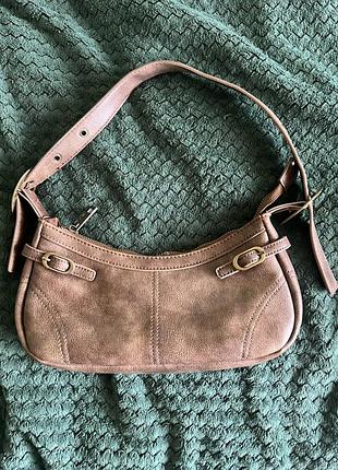 Коричнева сумка-багет house