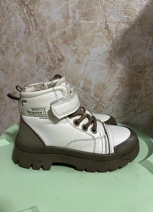 Сапоги теплі на овчині осінь зима