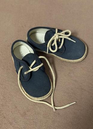 Дитячі літні еспадрильї чобітки mango 24 розміру в ідеальному стані