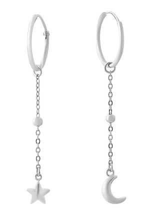 Серебряные серьги proba без камней (2102519)