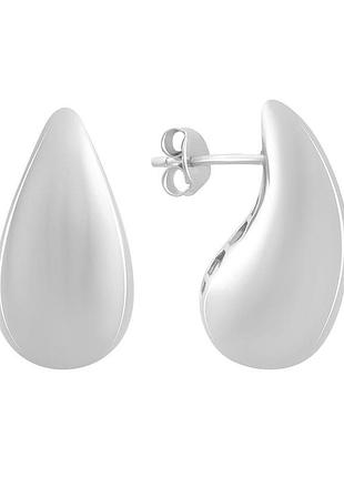 Срібні сережки proba без каменів (2184652)