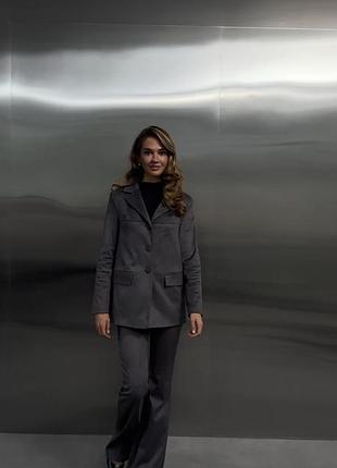 Пиджак и штаны замша (4 цвета) xs,s,m,l