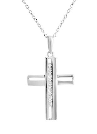 Серебряное колье proba с фианитами, вес изделия 5,61 гр (2143819) 390 размер