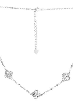 Серебряное колье proba с без камней, вес изделия 6,58 гр (2190646) 400450 размер