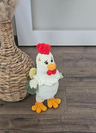 Мягкие вязаные игрушки ручной работы, аммигуруми 🐔❤️