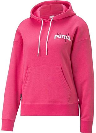 Жіноче рожеве худі puma з нових коллекцій