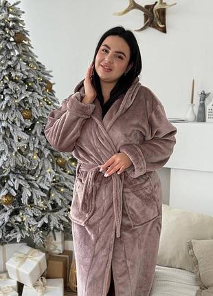 Твой мягкок и теплый халатик plus size с pinterest 🤍
