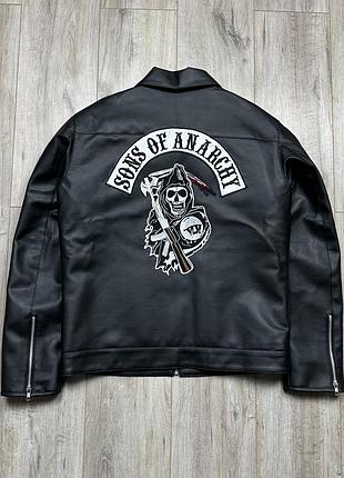 Шкіряна куртка sons of anarchy soa leather jacket motorcycle