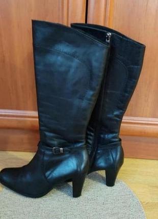 Чоботи шкіряні з італії  роз. 38