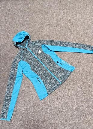 Спортивна кофта, олімпійка,зіпка, толстовка жіноча утеплена флісом