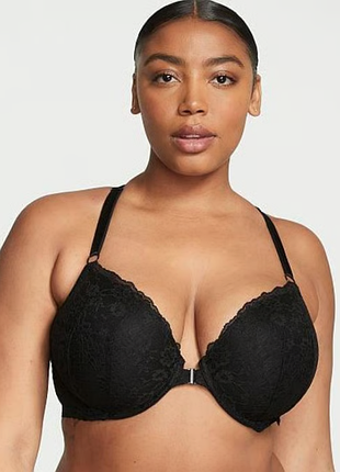 Бюстгальтер victoria's secret черный кружевной бралетт сзади-борцовка размер 32c или 70с