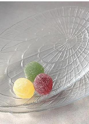 Тарелка, прозрачная тарелка для десертов, красивая тарелка