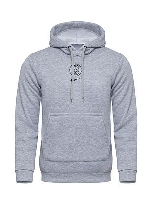 Мужской зимний худи, теплая кофта с начесом