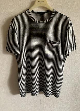 Футболка banana republic 100% лен 🌿 полоска m