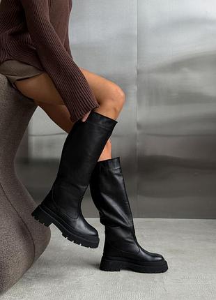 🖍премиальные демисезонные сапоги трубы