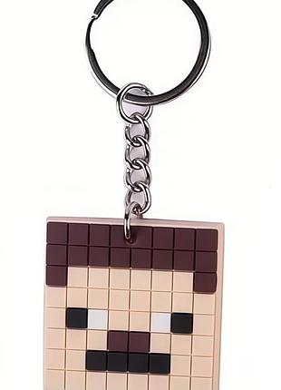 Брелок піксельний minecraft стів