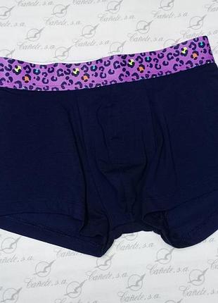 Мужские темно-синие трусы боксеры tu man размер s