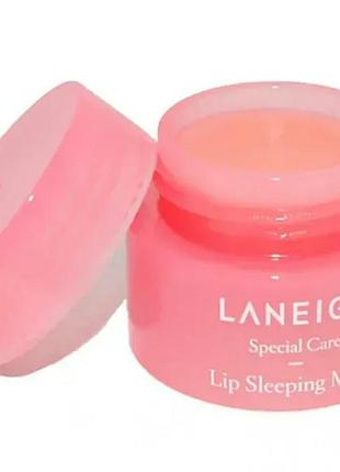 Бальзам-маска для губ з екстрактом ягід laneige lip sleeping mask mini 3ml