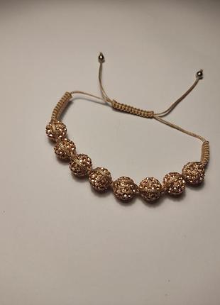 Браслет бежевий хендмейд