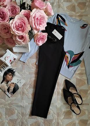 Легкие женские брюки с поясом