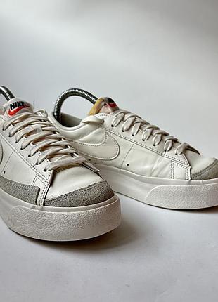 Кросівки жіночі nike blazer low platform sail grey (dj0292-105)