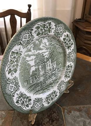 Англійська фаянсова тарілка