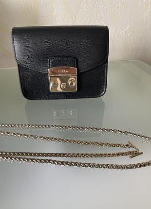 Furla metropolis чорна . оригінал .б/у  в гарному стані .