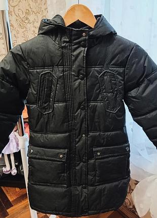 Зимнее пальто-пуховик на девочку от banana