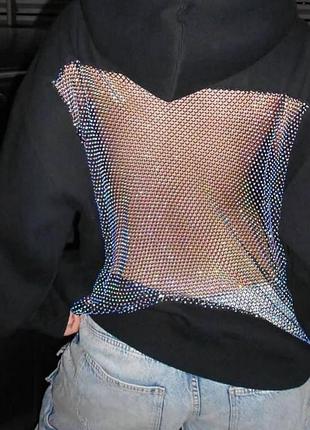 Худі з відкритою спиною/ сіткою