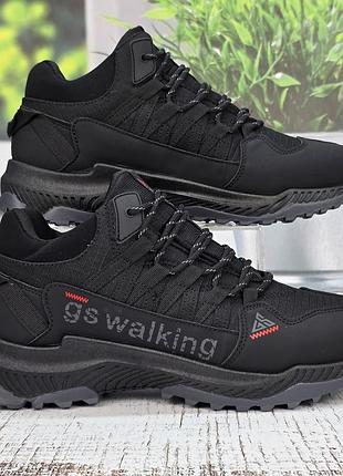 Черевики чоловічі зимові gipanis чорні на шнурках 6014