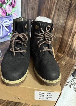 Черевики mida нубук,шкіра