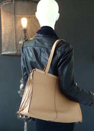 Miraton. велика шкіряна сумка.