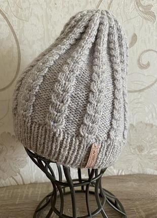 Шапка бини ажур 55-57 см
