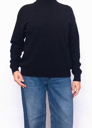 Свитер шерстяной с высоким воротом, afibel, шерсть ангора.