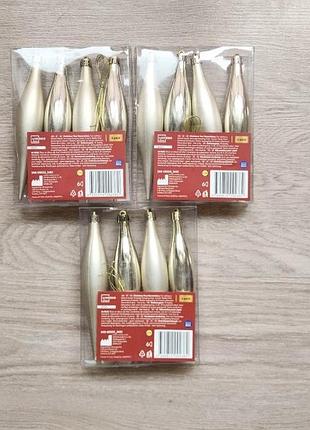 Новорічні іграшки 12 шт