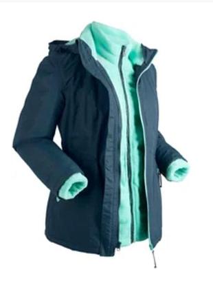 Теплая двойная куртка, р. 48-50