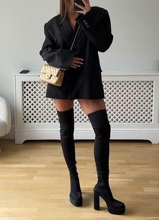 Высокие черные сапоги ботфорты на платформе zara
☝️☝️☝️☝️☝️☝️☝️☝️☝️☝️☝️☝️☝️