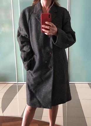 Пальто шотландія kreymborg 100% вовна