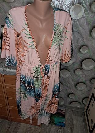 Пляжная накидка, кимано