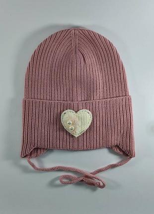 Шапочки для маленьких принцес, на обхват 46-48, демісезон