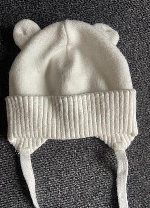 Шапка для малюка з вушками