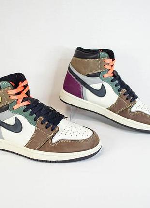 Nike jordan 1 retro high og hand crafted кросівки оригінал! р 41 26 см