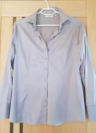 Сіра сорочка eterna брендовая рубашка