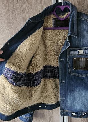 Джинсовая шерпа подростковая 6